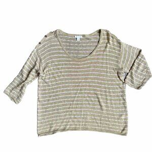 2/$18‎ SALE! J Jill Sweater Womens S Beach Lagenlook Coquette Coastal Cottage